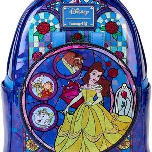 Amazon Exclusive Beauty & the Beast Stained Glass Mini Backpack